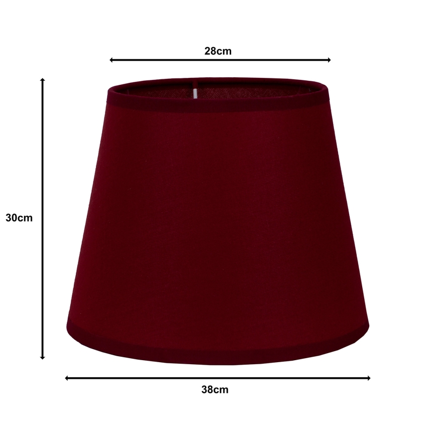 Duolla - Tienidlo k stojací lampě CLASSIC L E27 pr. 38 cm vínová