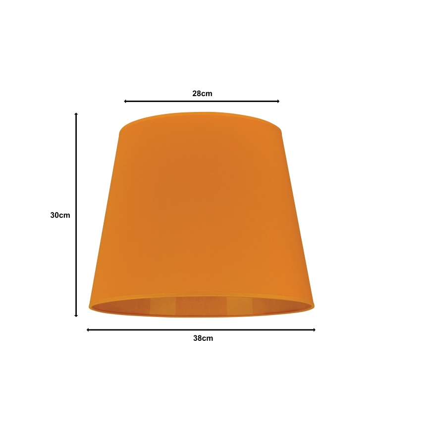 Duolla - Tienidlo k stojací lampě CLASSIC L E27 pr. 38 cm žltá