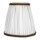 Duolla - Tienidlo k stolnej a stojacej lampe E27 pr. 15 cm biela/hnedá