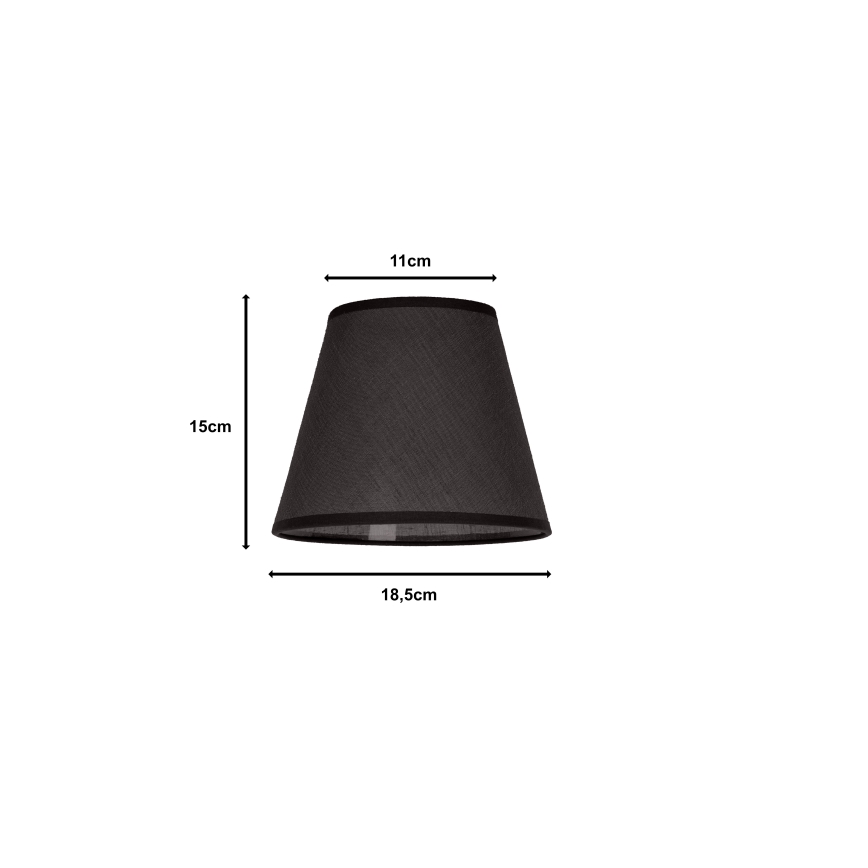 Duolla - Tienidlo k stolnej lampe SOFIA XS E14 pr. 18,5 cm antracit