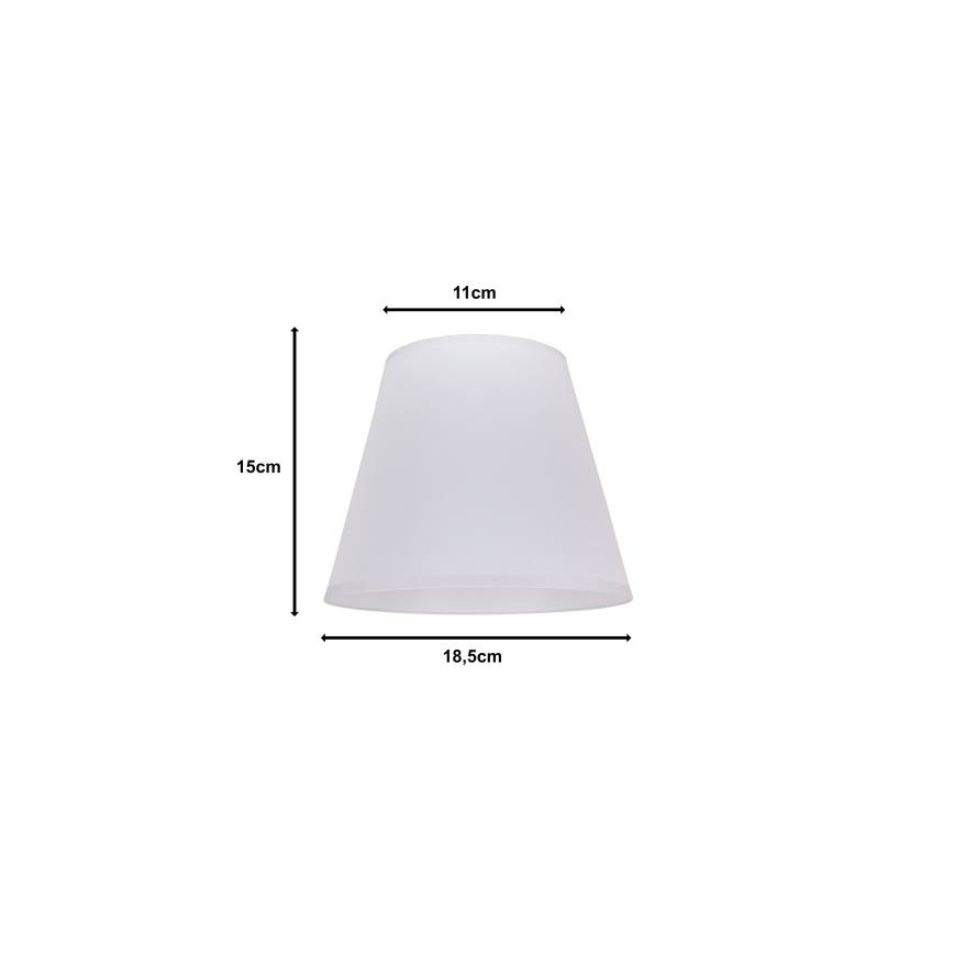 Duolla - Tienidlo k stolnej lampe SOFIA XS E14 pr. 18,5 cm biela