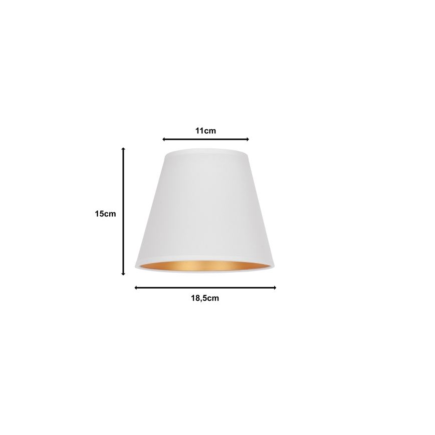 Duolla - Tienidlo k stolnej lampe SOFIA XS E14 pr. 18,5 cm biela
