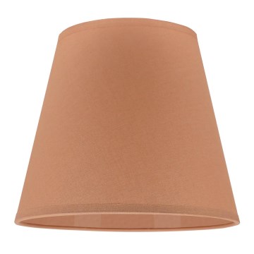 Duolla - Tienidlo k stolnej lampe SOFIA XS E14 pr. 18,5 cm hnedá