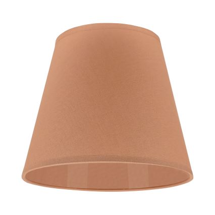 Duolla - Tienidlo k stolnej lampe SOFIA XS E14 pr. 18,5 cm hnedá