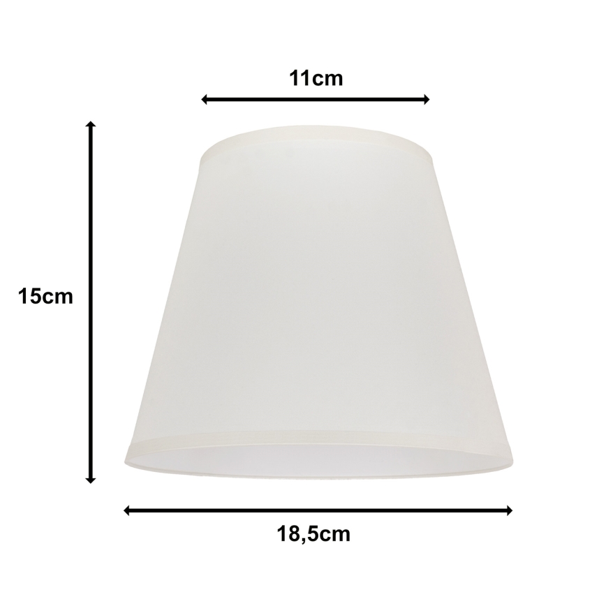 Duolla - Tienidlo k stolnej lampe SOFIA XS E14 pr. 18,5 cm krémová