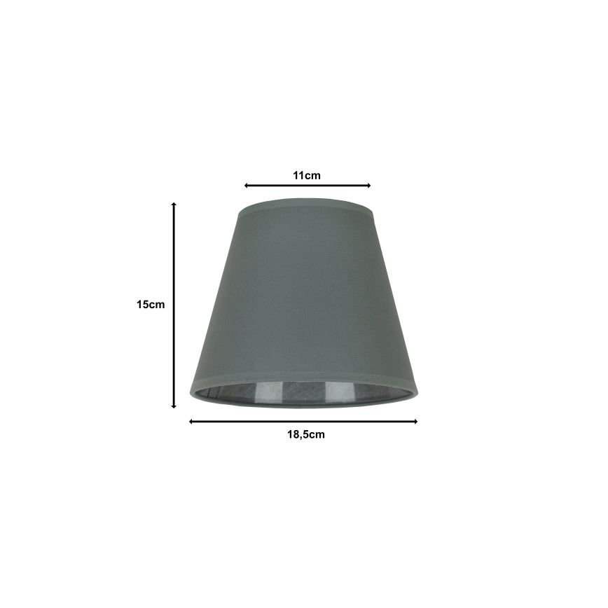 Duolla - Tienidlo k stolnej lampe SOFIA XS E14 pr. 18,5 cm šedá