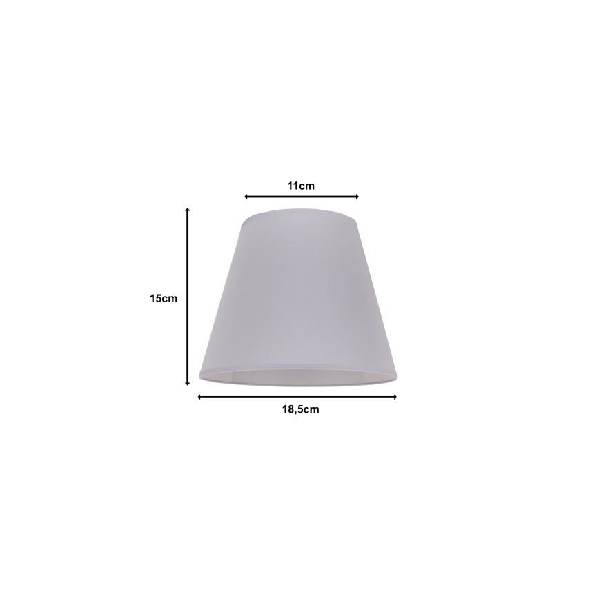 Duolla - Tienidlo k stolnej lampe SOFIA XS E14 pr. 18,5 cm šedá