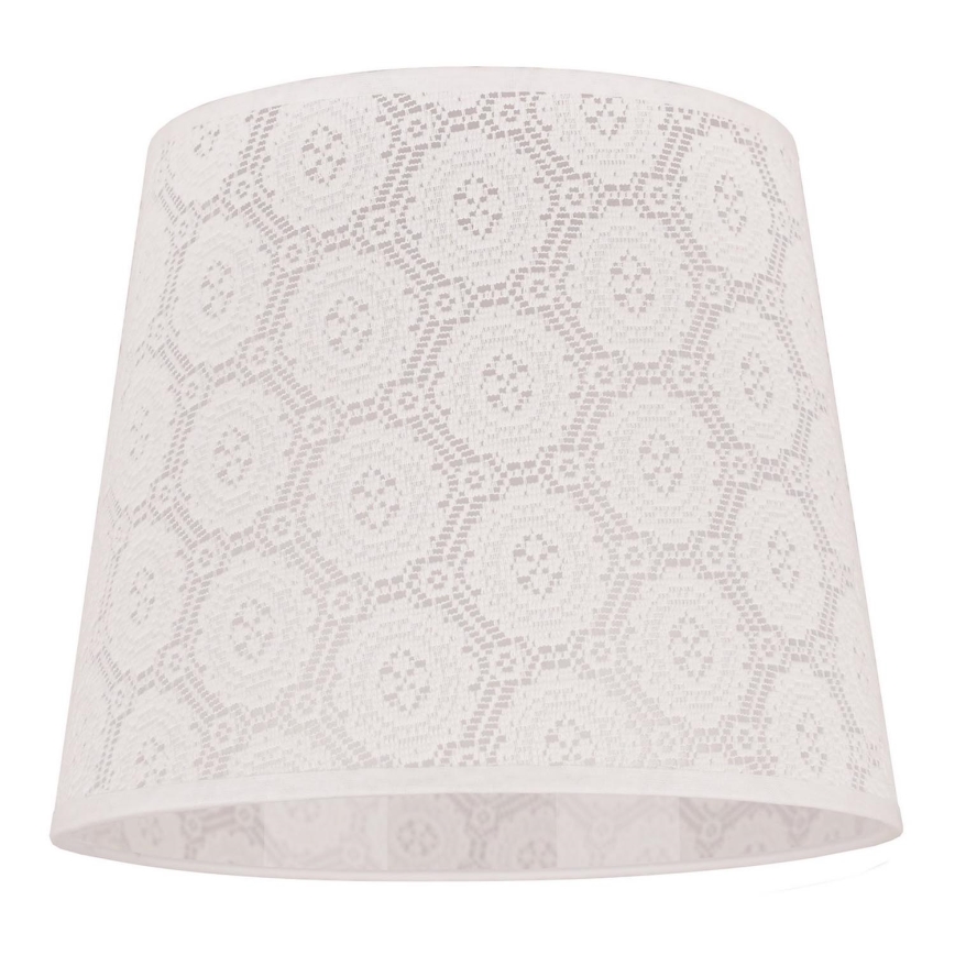 Duolla - Tienidlo k stolný lampě CLASSIC M E27 pr. 24 cm biela