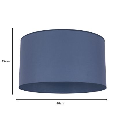 Duolla - Tienidlo univerzálne ROLLER E27 pr. 40 cm modrá