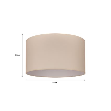 Duolla - Tienidlo univerzálne ROLLER E27 pr. 45 cm krémová