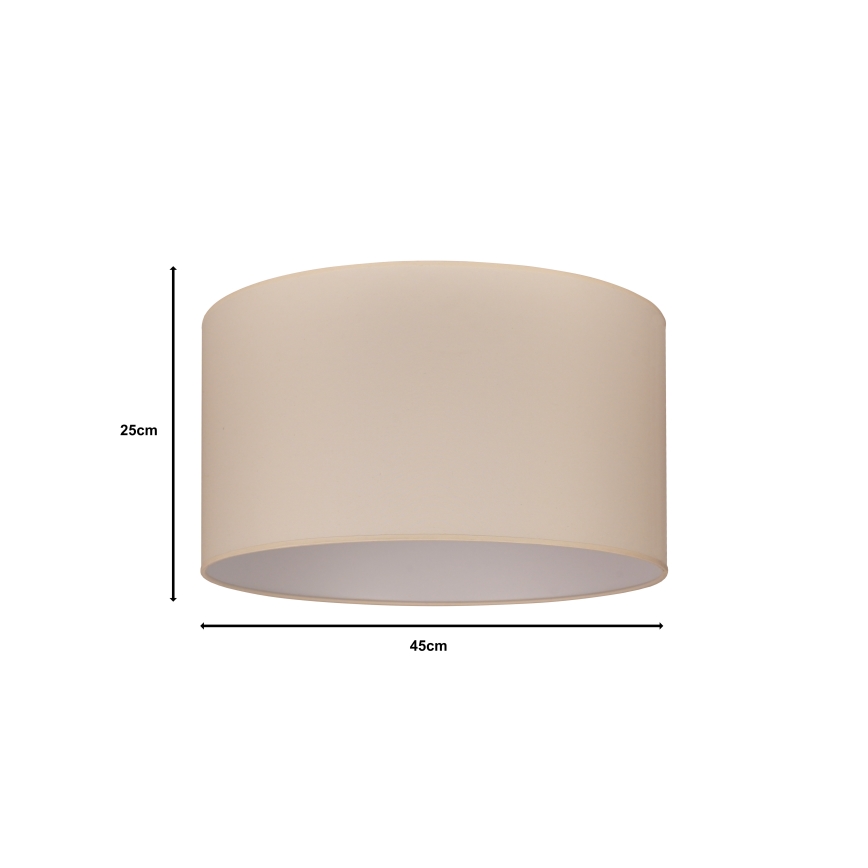 Duolla - Tienidlo univerzálne ROLLER E27 pr. 45 cm krémová