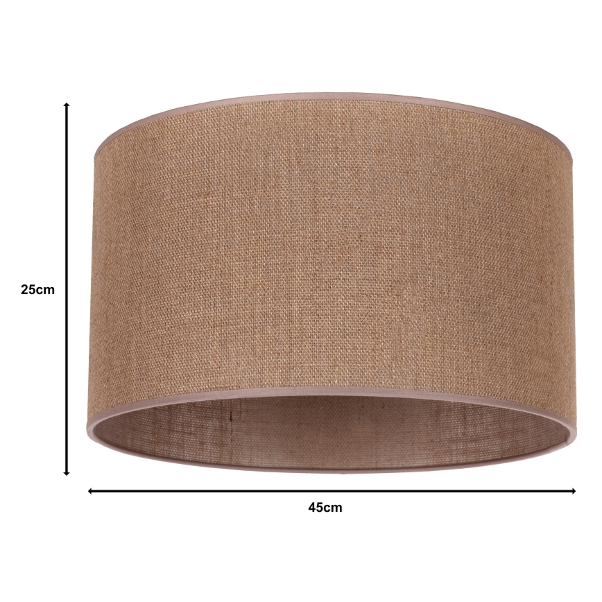 Duolla - Tienidlo univerzálne ROLLER E27 pr. 50 cm hnedá