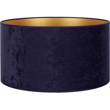 Duolla - Tienidlo univerzálne VELVET E27 pr. 35 cm modrá/zlatá