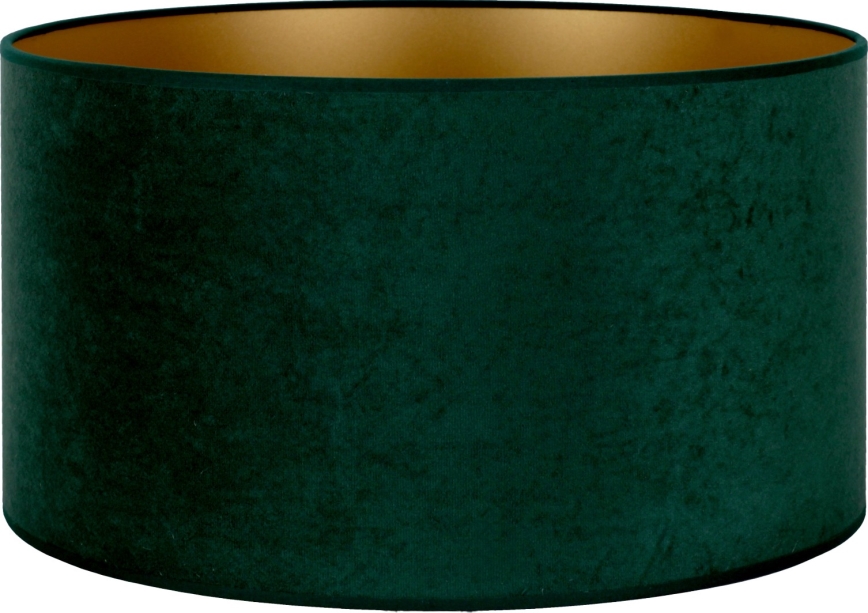 Duolla - Tienidlo VELVET E27 pr. 35 cm zelená/zlatá