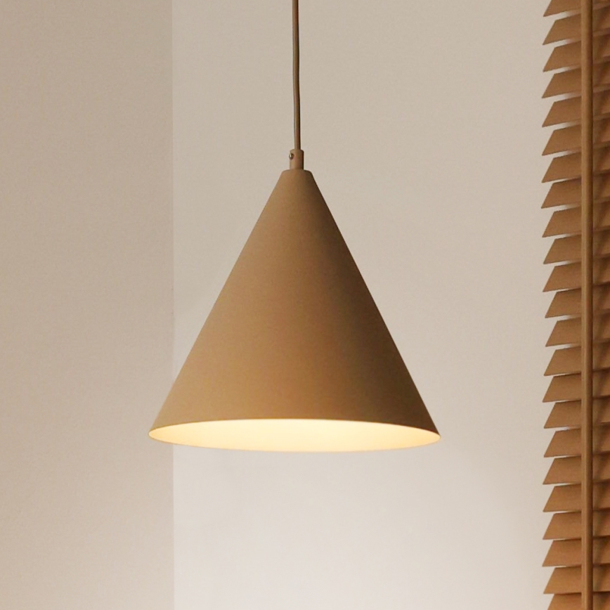 Duolla - Závesný luster na lanku IRONLINE 1xG9/3W/230V priemer 25 cm béžový