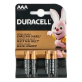Duracell - 4 ks Alkalická batéria Basic LR03/AAA 1,5V 2400 mAh