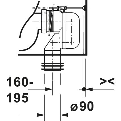 Duravit 20600900002 - WC kombi D-CODE keramika/lesklá biela