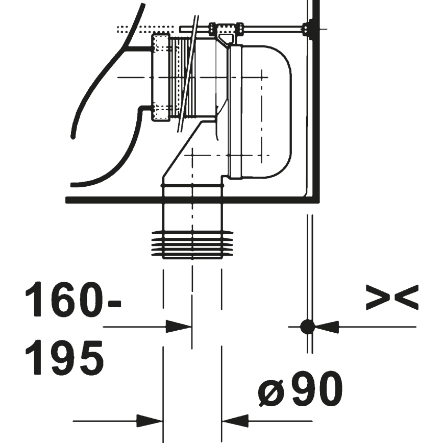 Duravit 20600900002 - WC kombi D-CODE keramika/lesklá biela