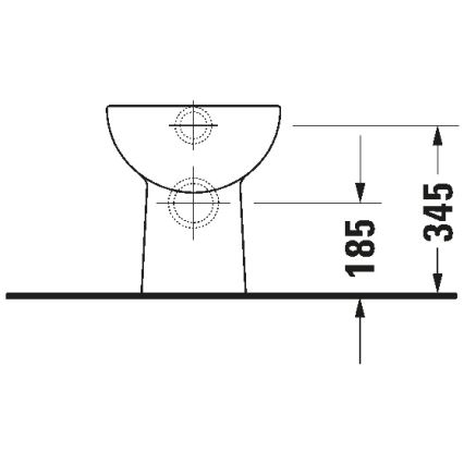 Duravit 21080900002 - Voľne stojace WC D-CODE keramika/lesklá biela