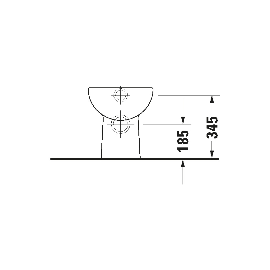 Duravit 21080900002 - Voľne stojace WC D-CODE keramika/lesklá biela