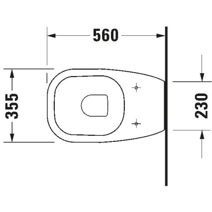 Duravit 21150900002 - Podlahové WC D-CODE keramika/lesklá biela