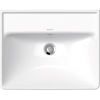 Duravit 2366550060 - Závesné umývadlo D-NEO 55 × 44 cm, keramika, lesklá biela