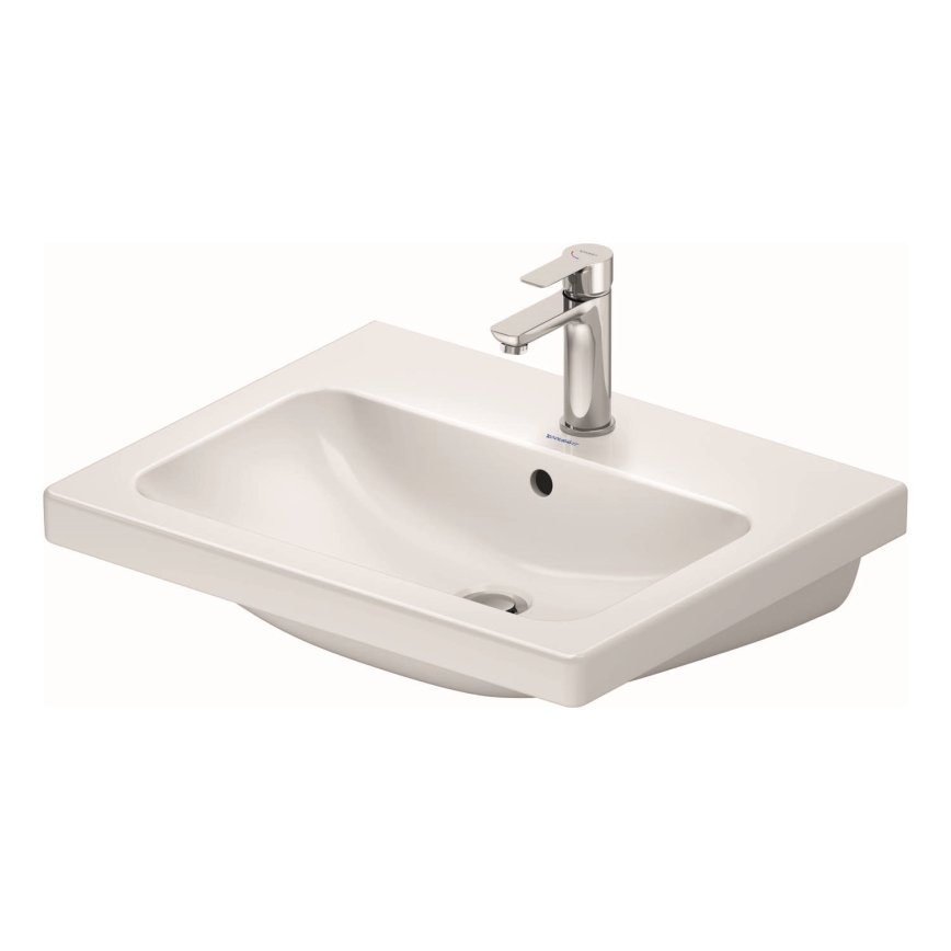 Duravit 23996000002 - Závesné umývadlo D-CODE 60x48 cm keramika/lesklá biela