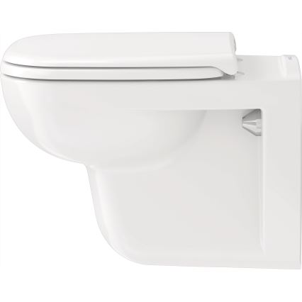 Duravit 25350900002 - Závesné WC D-CODE, keramika, lesklá biela