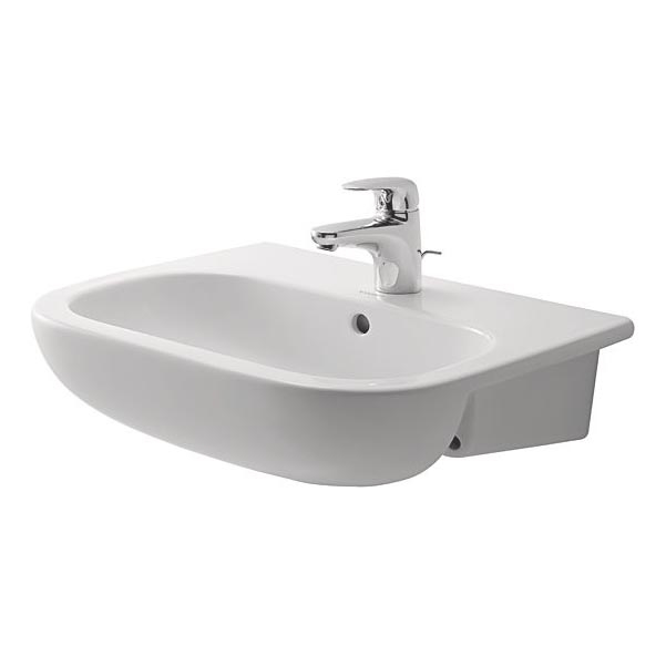 Duravit 339550000 - Zápustné umývadlo D-CODE 55x44 cm keramika/lesklé biele