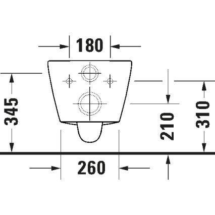 Duravit 49030900B2 - Závesné WC so sedátkom D-CODE keramika/lesklá biela