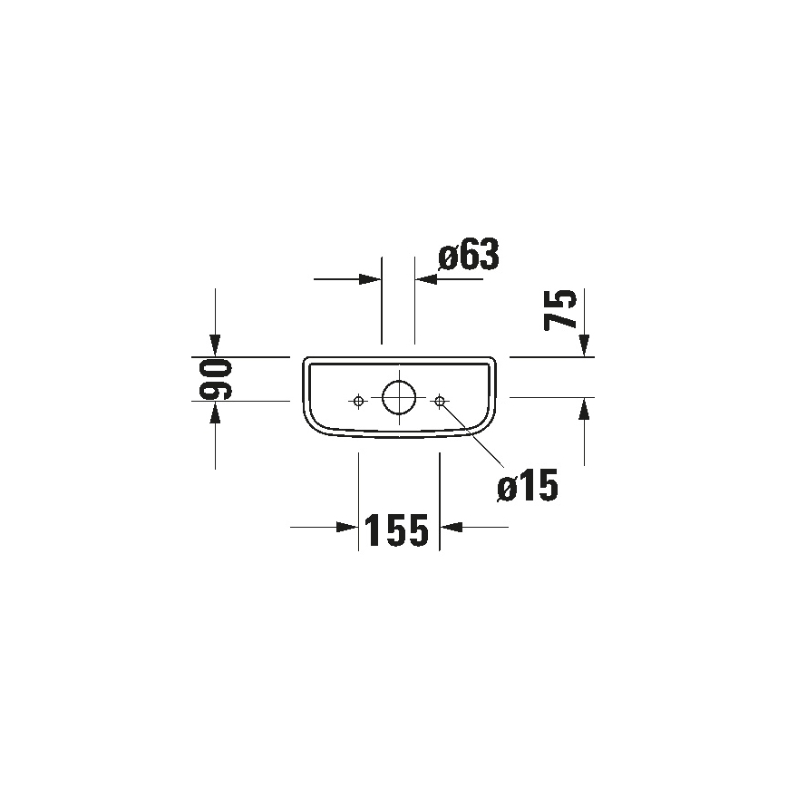 Duravit 927000004 - Splachovacia nádržka pre WC D-CODE 6/3l keramika/biela