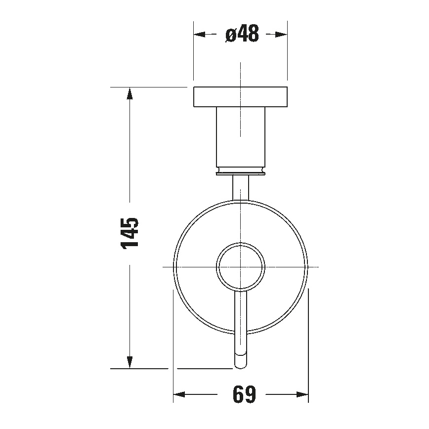Duravit 99161000 -Nástenný dávkovač mydla D-CODE 390 ml mliečne sklo/lesklý chróm