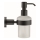 Duravit 99164600 - Nástenný dávkovač mydla D-CODE 390 ml mliečne sklo/matná čierna