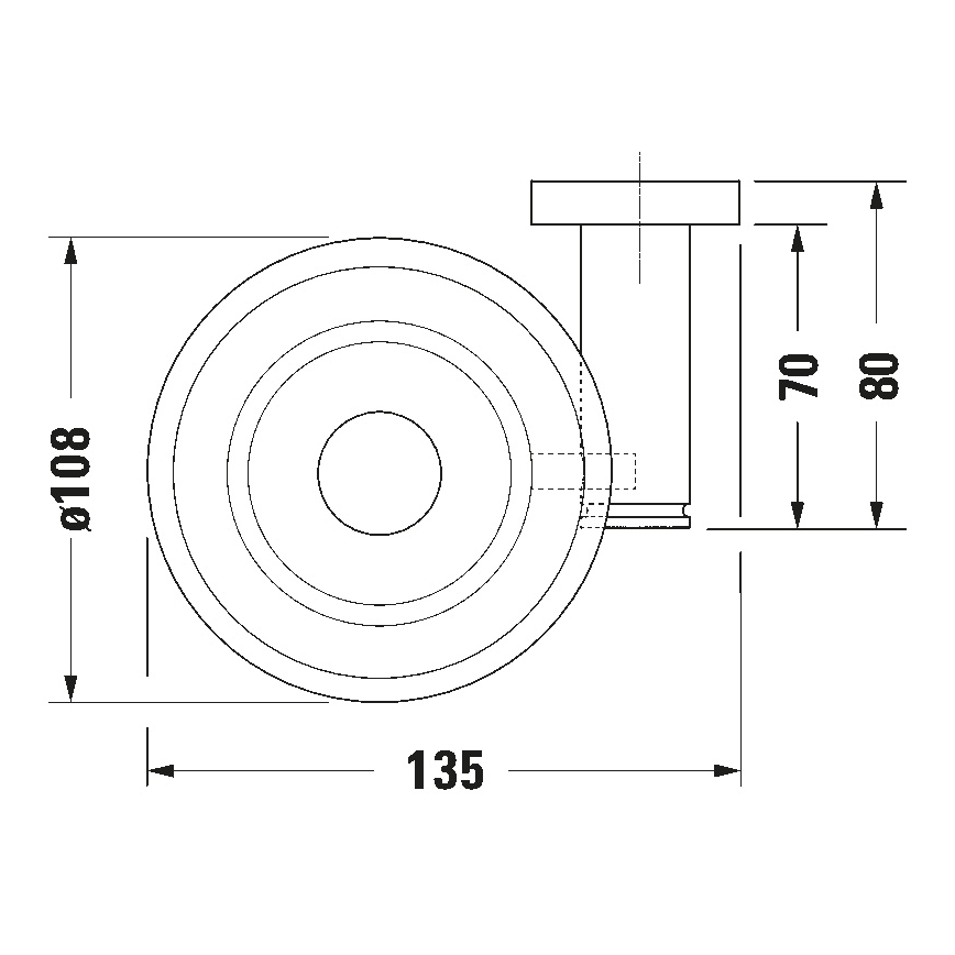 Duravit 99174600 - Nástenná mydelnička D-CODE ľavá matná čierna