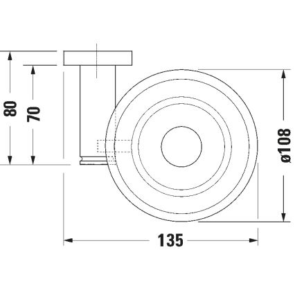 Duravit 99181000 - Nástenná mydelnička D-CODE pravá lesklý chróm