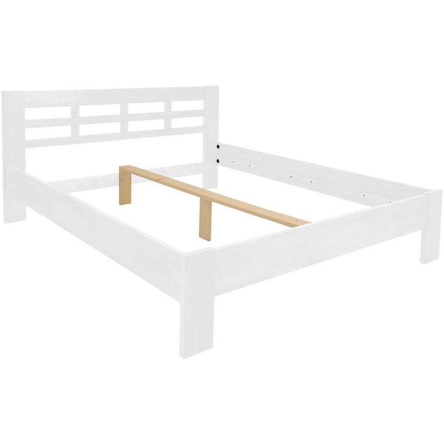 Dvojlôžková posteľ z masívu ANGELA 180x200 cm biela