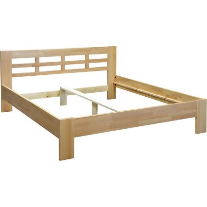 Dvojlůžková postel z masivu ANGELA 180x200 cm buk