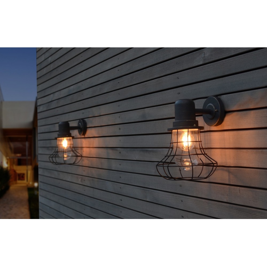 Eco-Light - Vonkajšie nástenné svietidlo BIRD 1xE27/60W/230V IP44