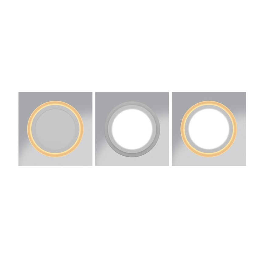 LED Podhľadové svietidlo DUO LED/6W/230V + LED/3W