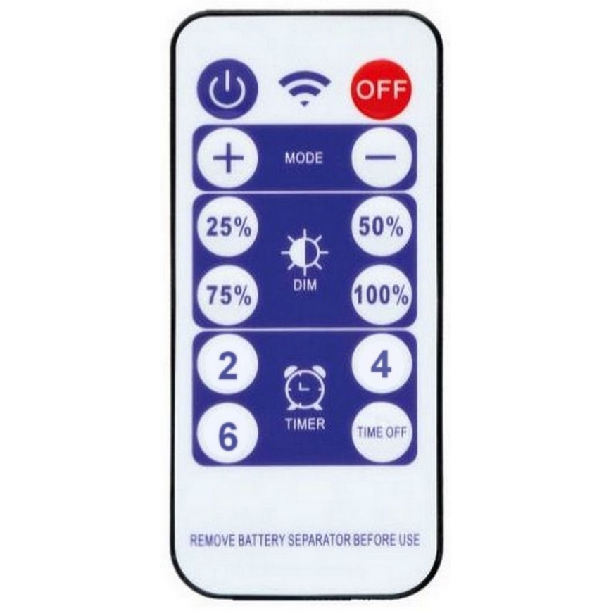 LED Solárny pásik 3,7V 2400 mAh 5 m IP65