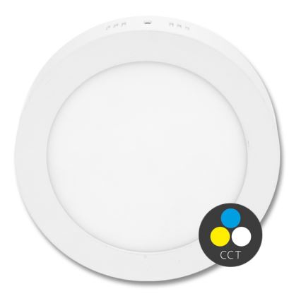 LED Stropné svietidlo LADA LED/18W/230V 3000/4000/6000K pr. 22 cm biela