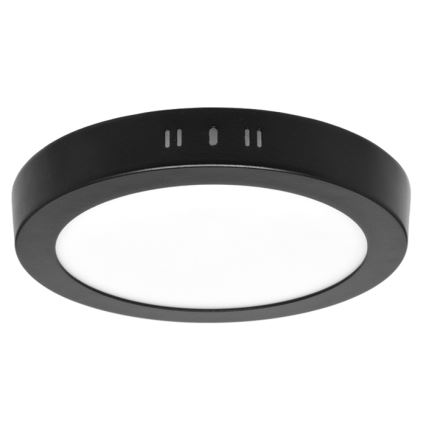LED Stropné svietidlo LADA LED/25W/230V 3000/4000/6000K pr. 30 cm čierna