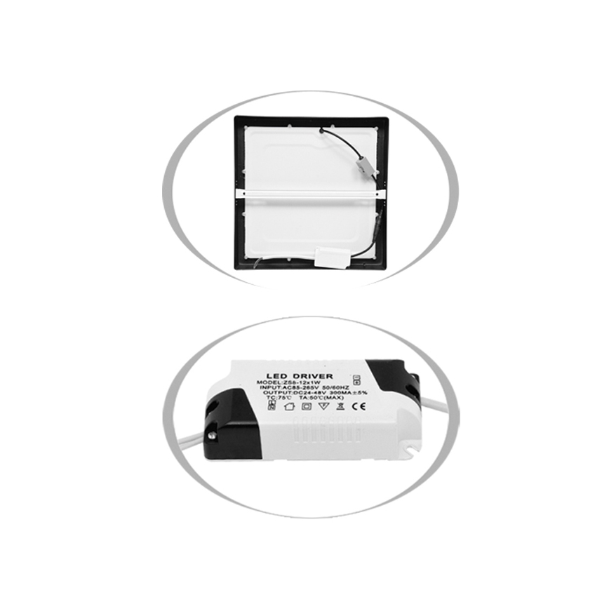 LED Stropné svietidlo RAFA LED/12W/230V 3000/4000/6000K 17x17 cm biela