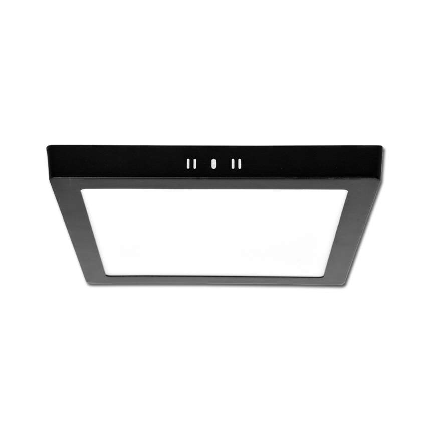 LED Stropné svietidlo RAFA LED/12W/230V 3000/4000/6000K 17x17 cm čierna