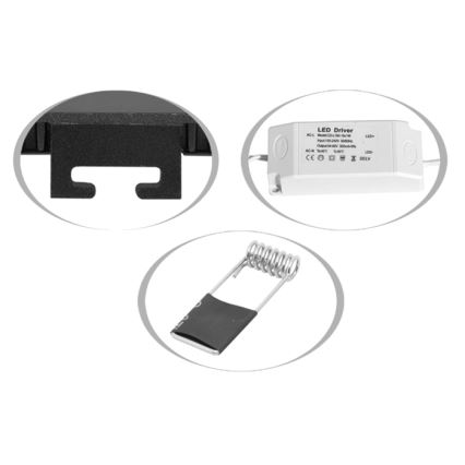 LED Kúpeľňové podhľadové svietidlo LADA LED/25W/230V 3000/4000/6000K pr. 30 cm IP44 biela