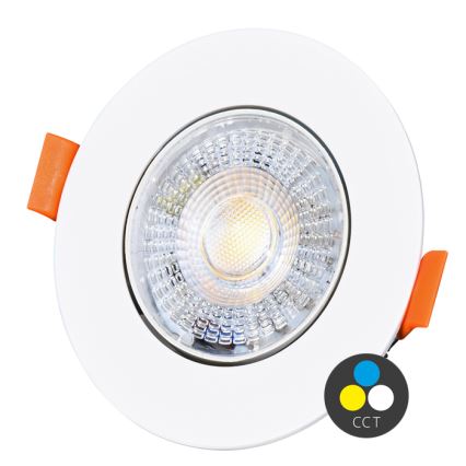 LED Stmievateľné podhľadové svietidlo ZITA LED/3/5/7W/230V 3000/4000/6000K pr. 9 cm biela