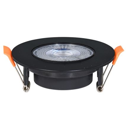 LED Stmievateľné podhľadové svietidlo ZITA LED/3/5/7W/230V 3000/4000/6000K pr. 9 cm čierna