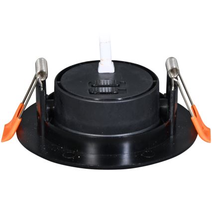 LED Stmievateľné podhľadové svietidlo ZITA LED/3/5/7W/230V 3000/4000/6000K pr. 9 cm čierna
