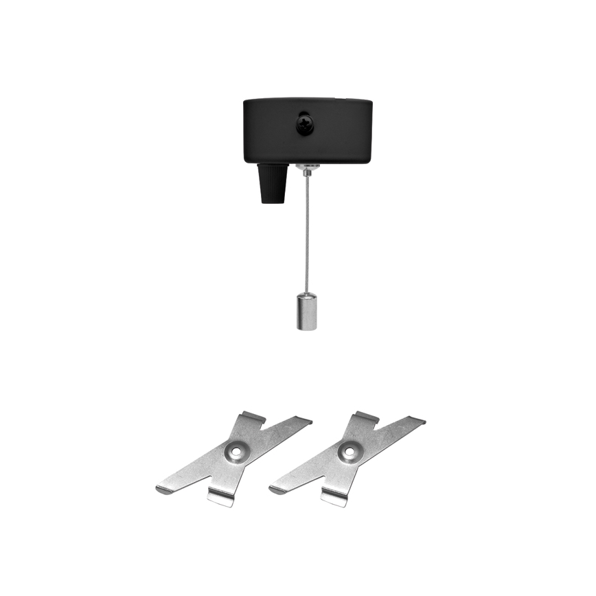 LED Stropné svietidlo DONAR LED/28W/230V 4000K 120 cm čierna
