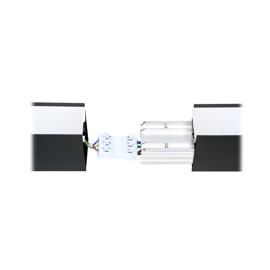 LED Stropné svietidlo DONAR LED/28W/230V 4000K 120 cm čierna